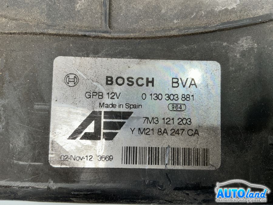 Ventilator Clima AC VOLKSWAGEN SHARAN 2000-2010 Cod 7M3121203 